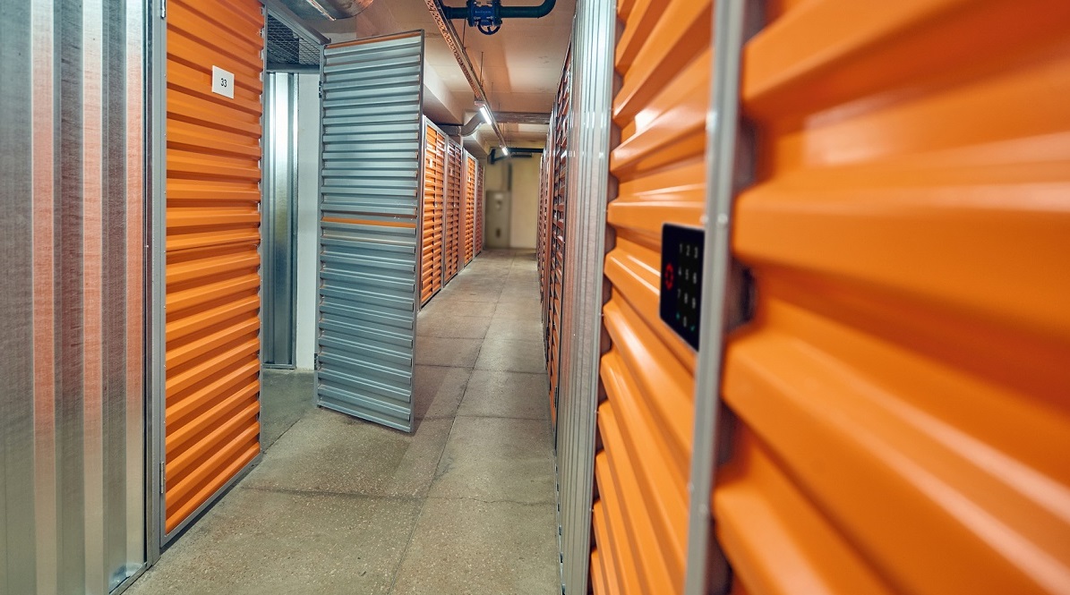 Moving truck parked near mural wall in Vancouver Chinatown