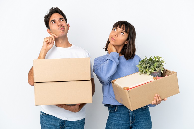 Clients preparing for local move in Vancouver